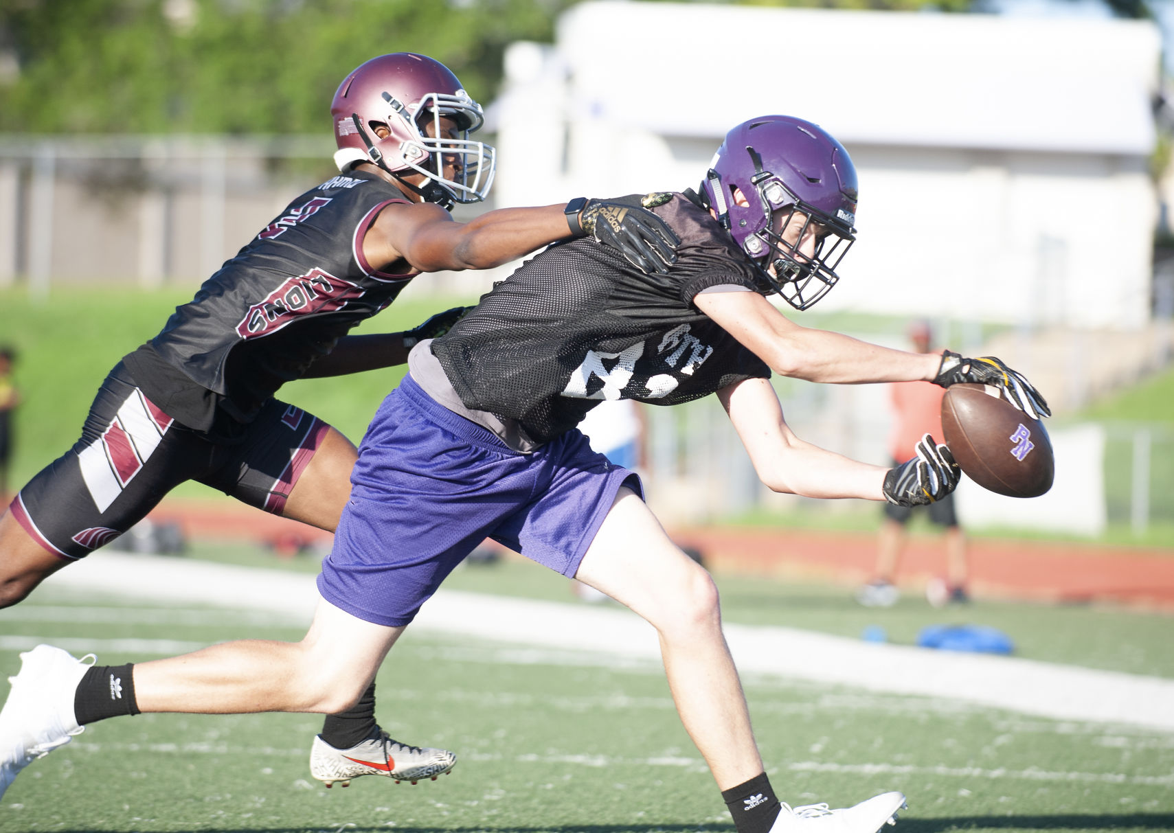 Cardinal Ritter and Parkway North football practice